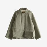 Green jacket , front view