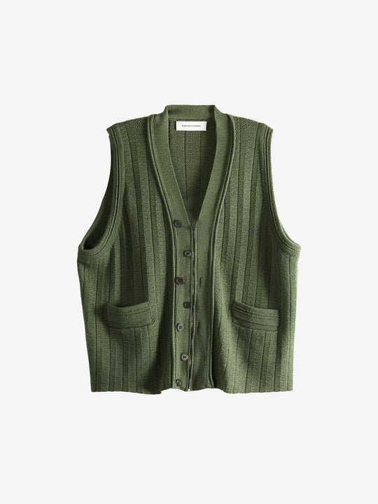 Green vest , front view