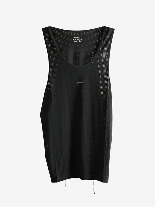 Black activewear, front view