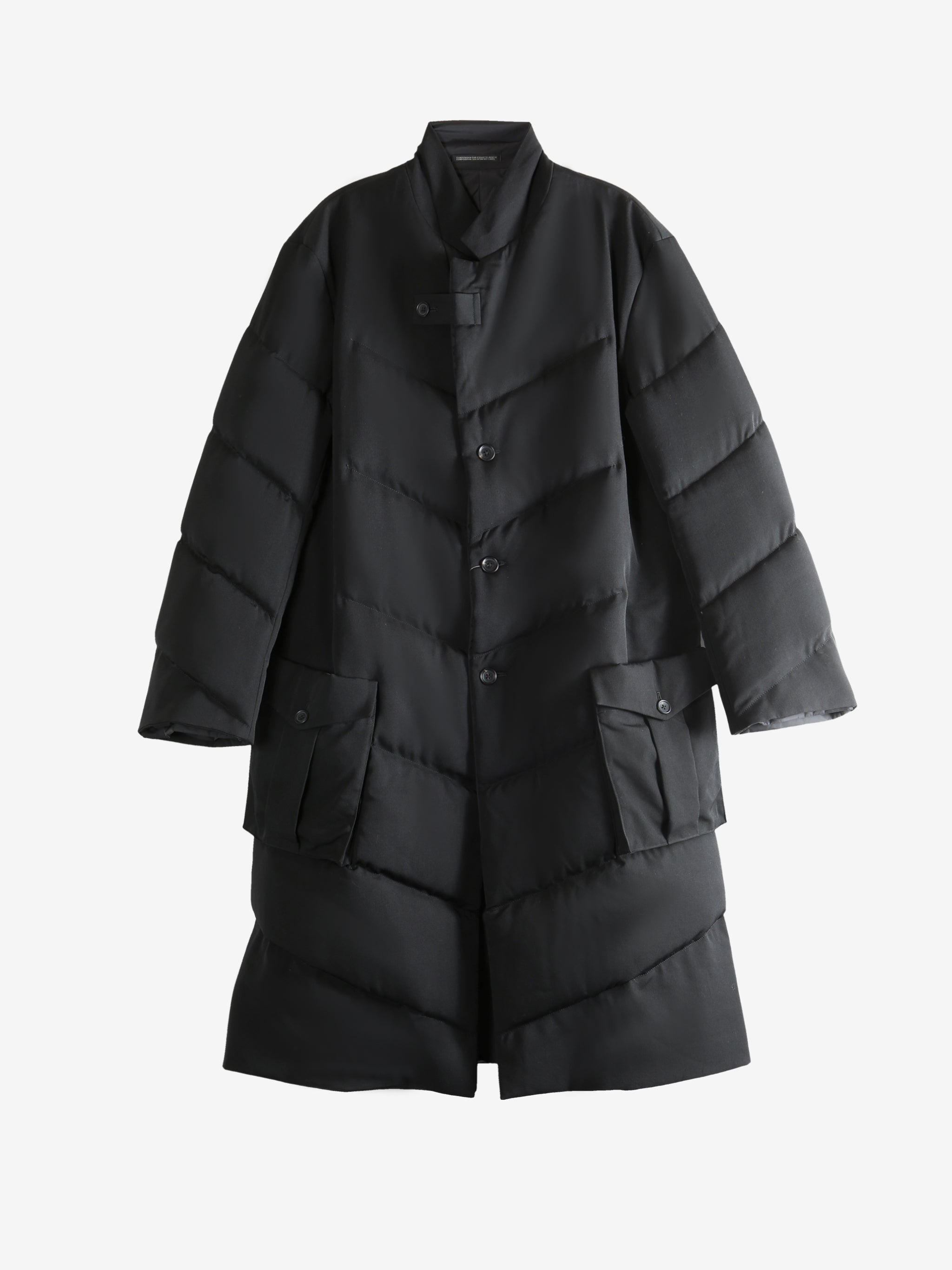 Black jacket, front view