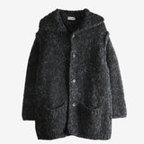 Black coat,front view