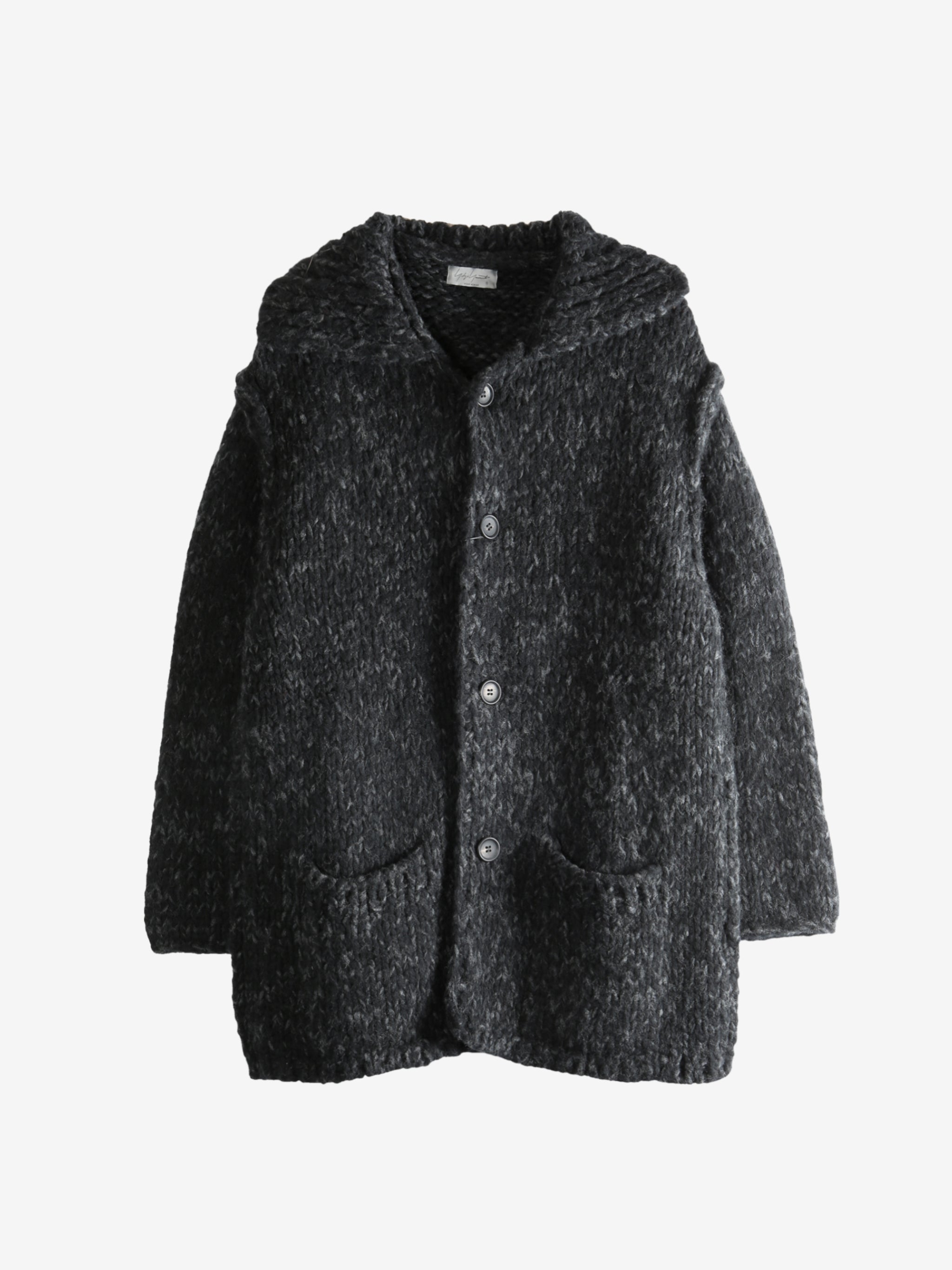 Black coat,front view