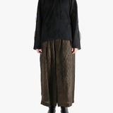 Black cardigan,full body view