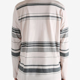 Pink shirt worn by a person, showing the shirt fit