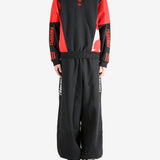 Black coat, full body view