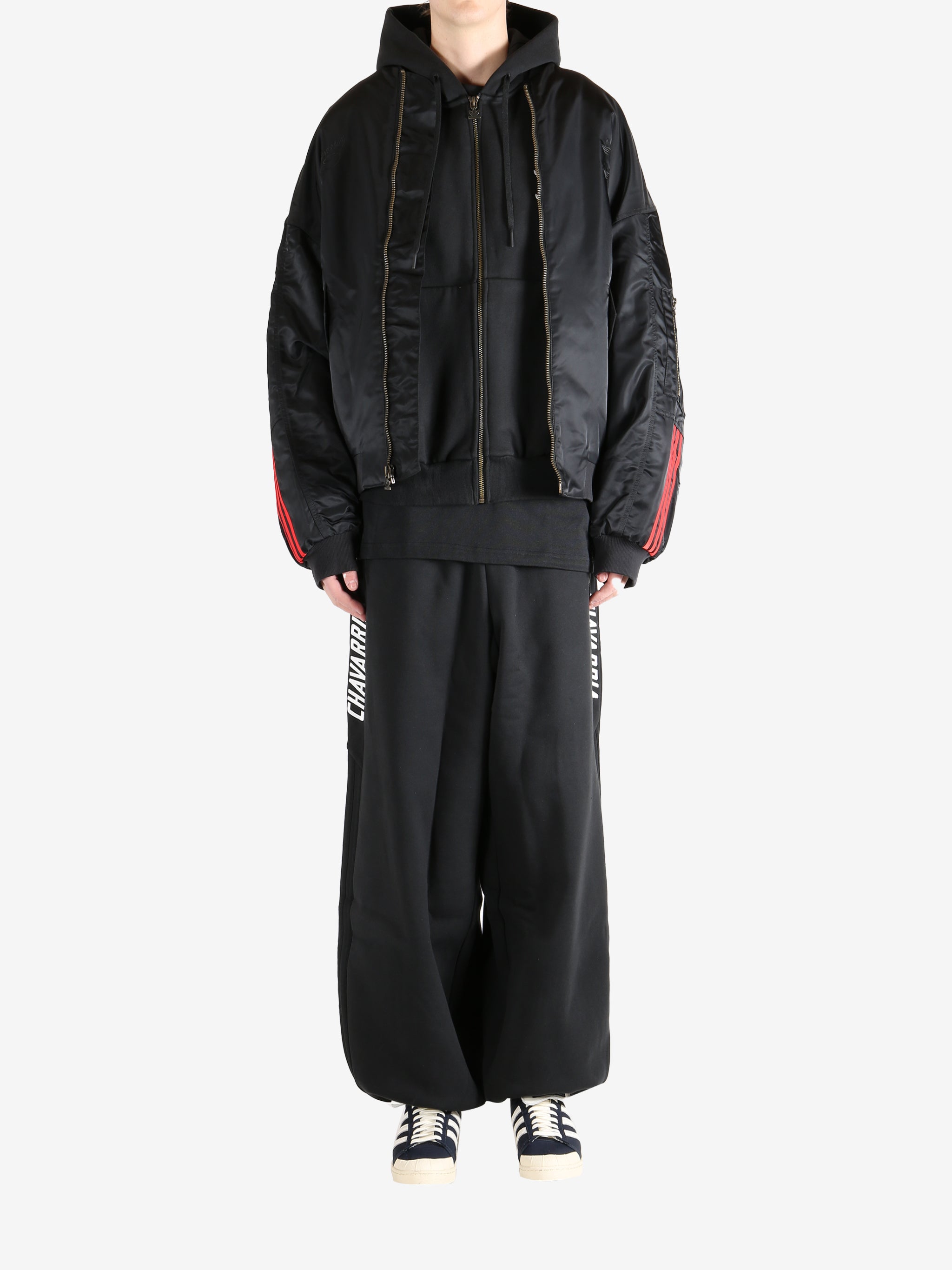 Black jacket, full body view