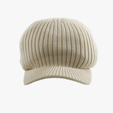Tan hat, front view