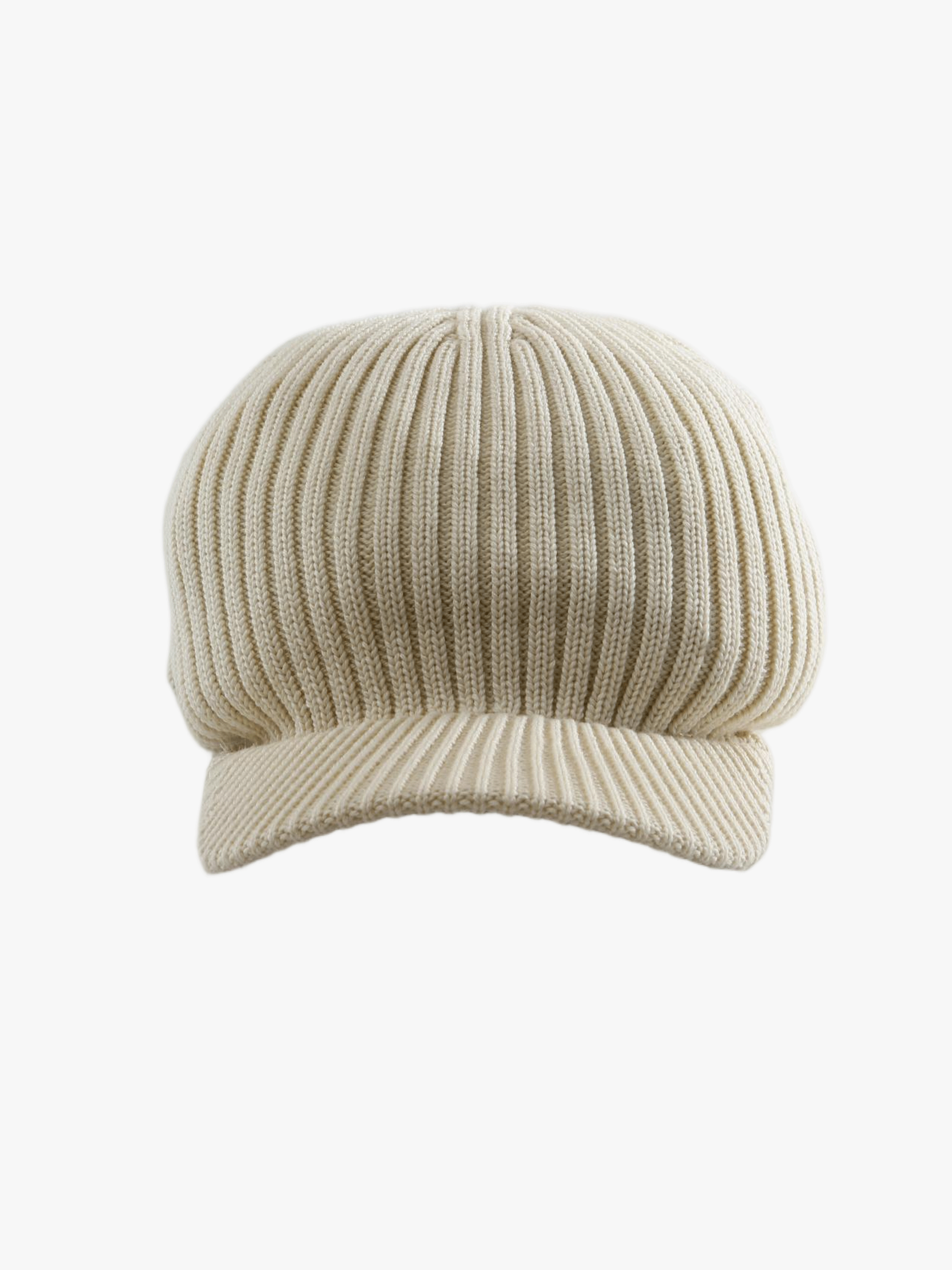 Tan hat, front view