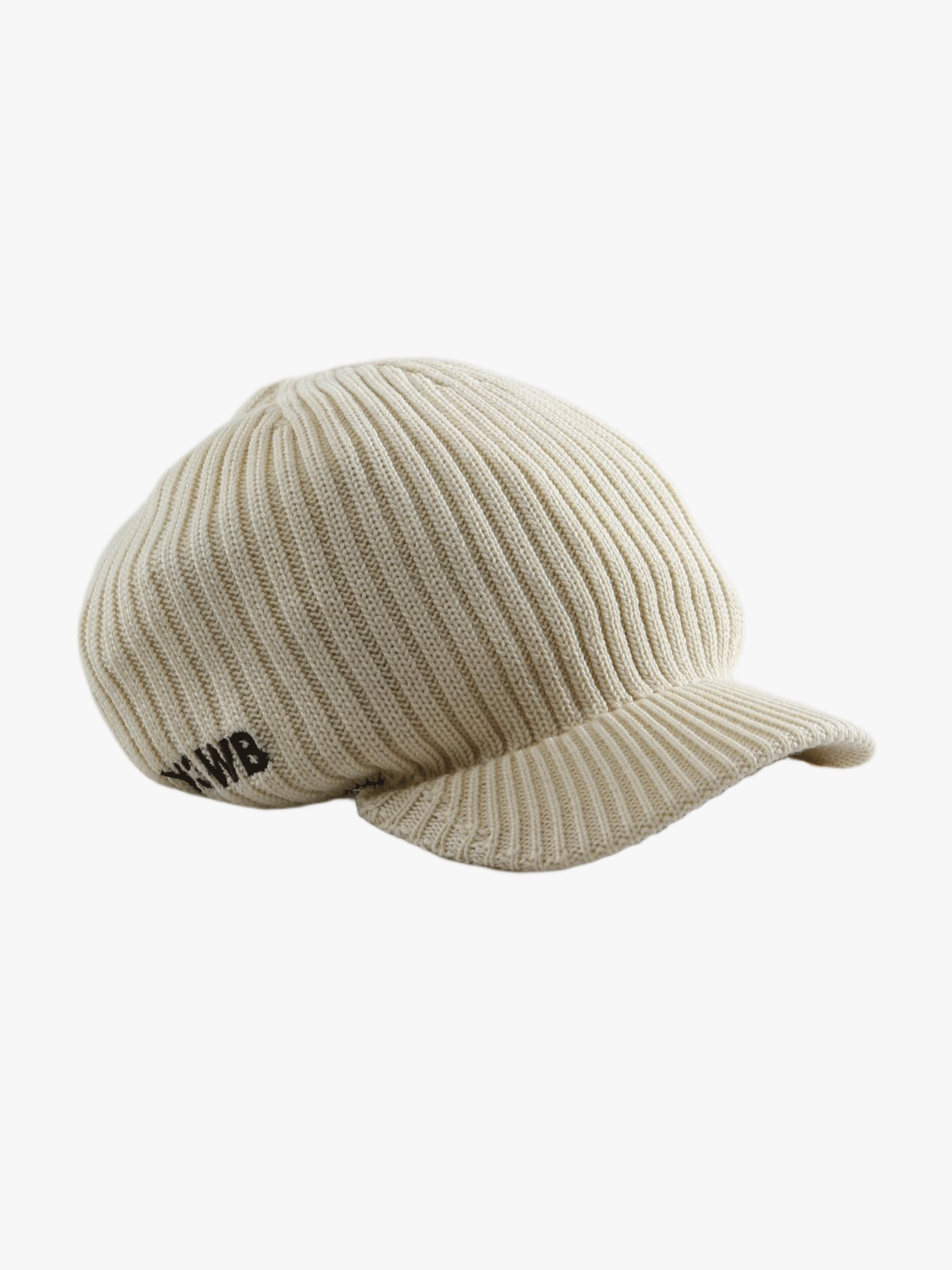 Tan hat, front view