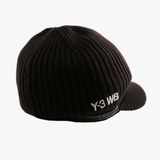 Brown hat, back view