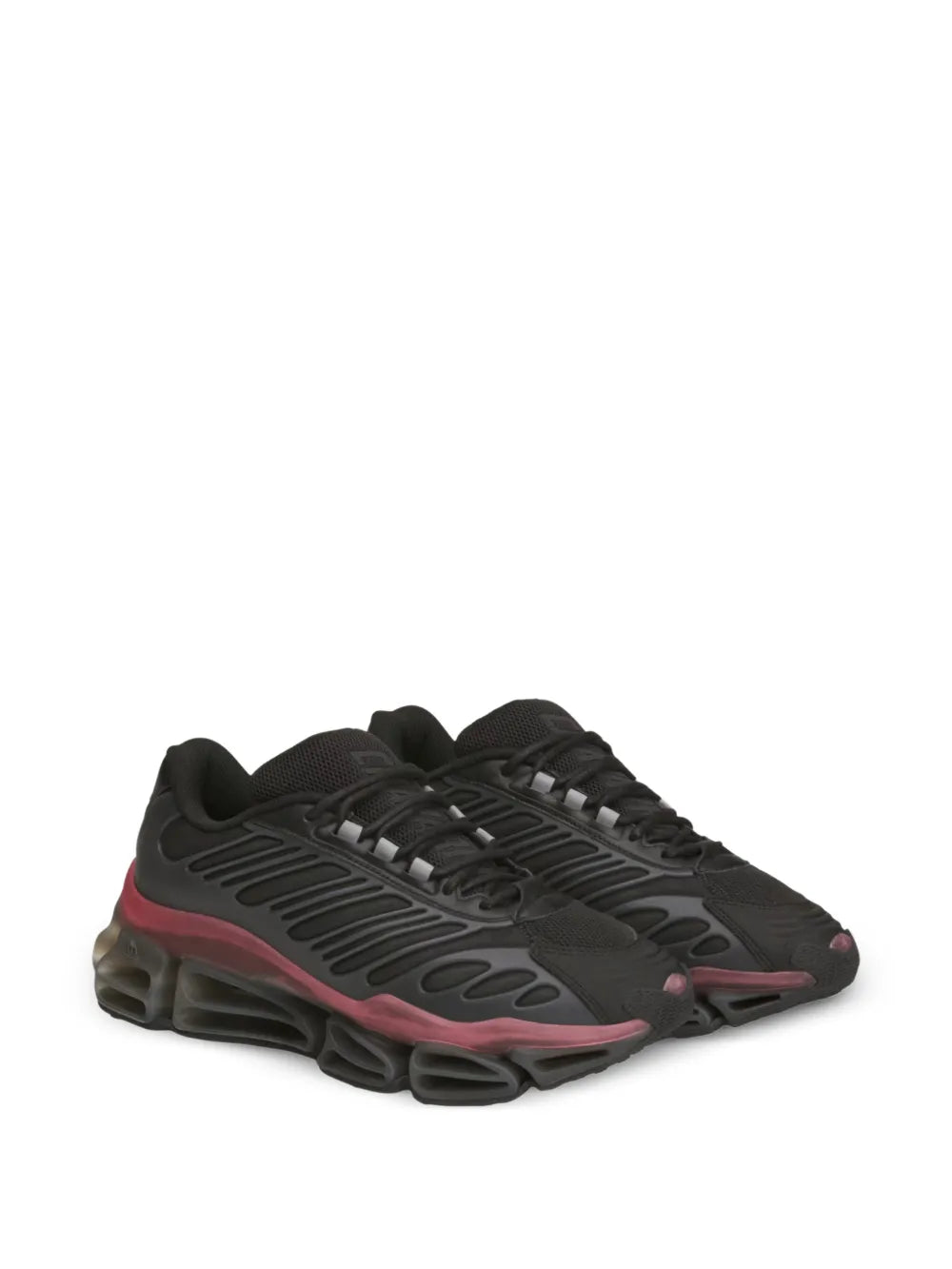Black shoes, front view