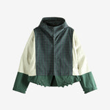 Green jacket, front view