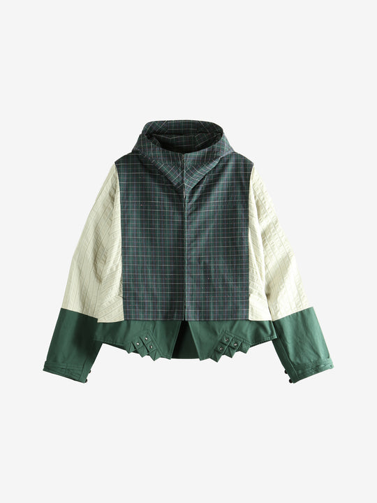 Green jacket, front view