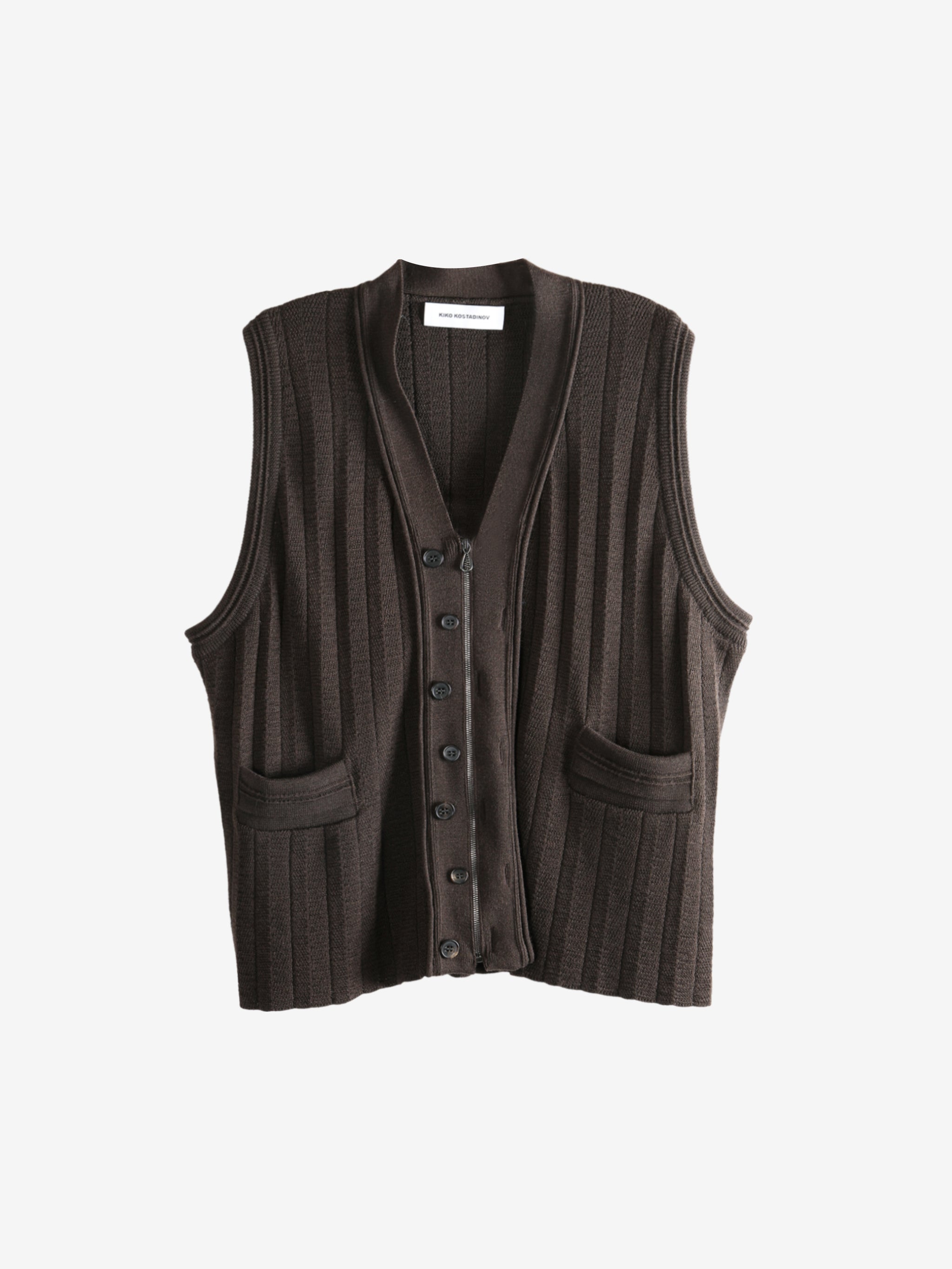 KIKO KOSTADINOV - Men Fitz Knit Vest – Atelier New York