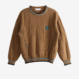 Brown jumper, front view