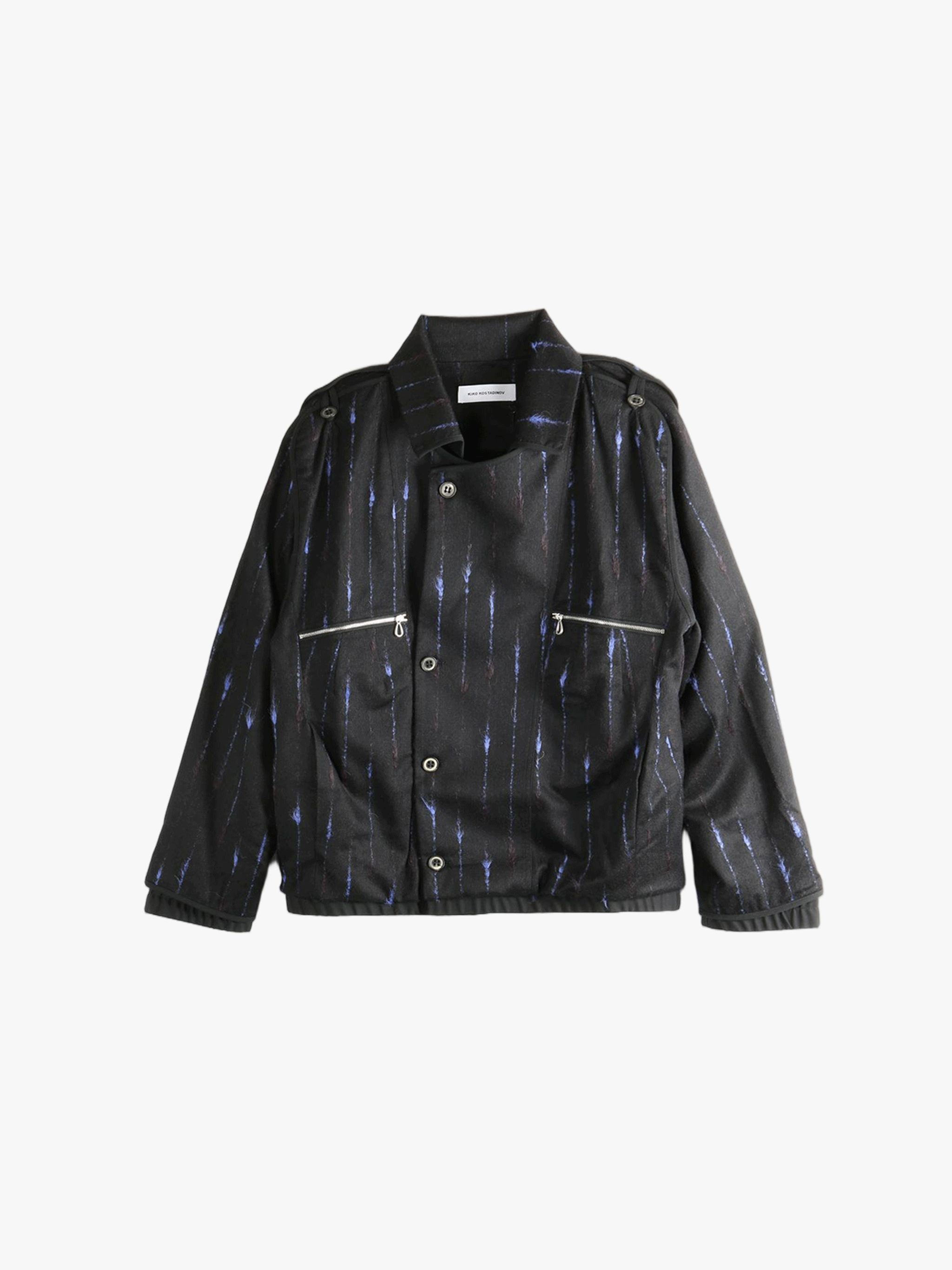 Black jacket, front view