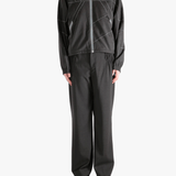 Brown jacket, full body view