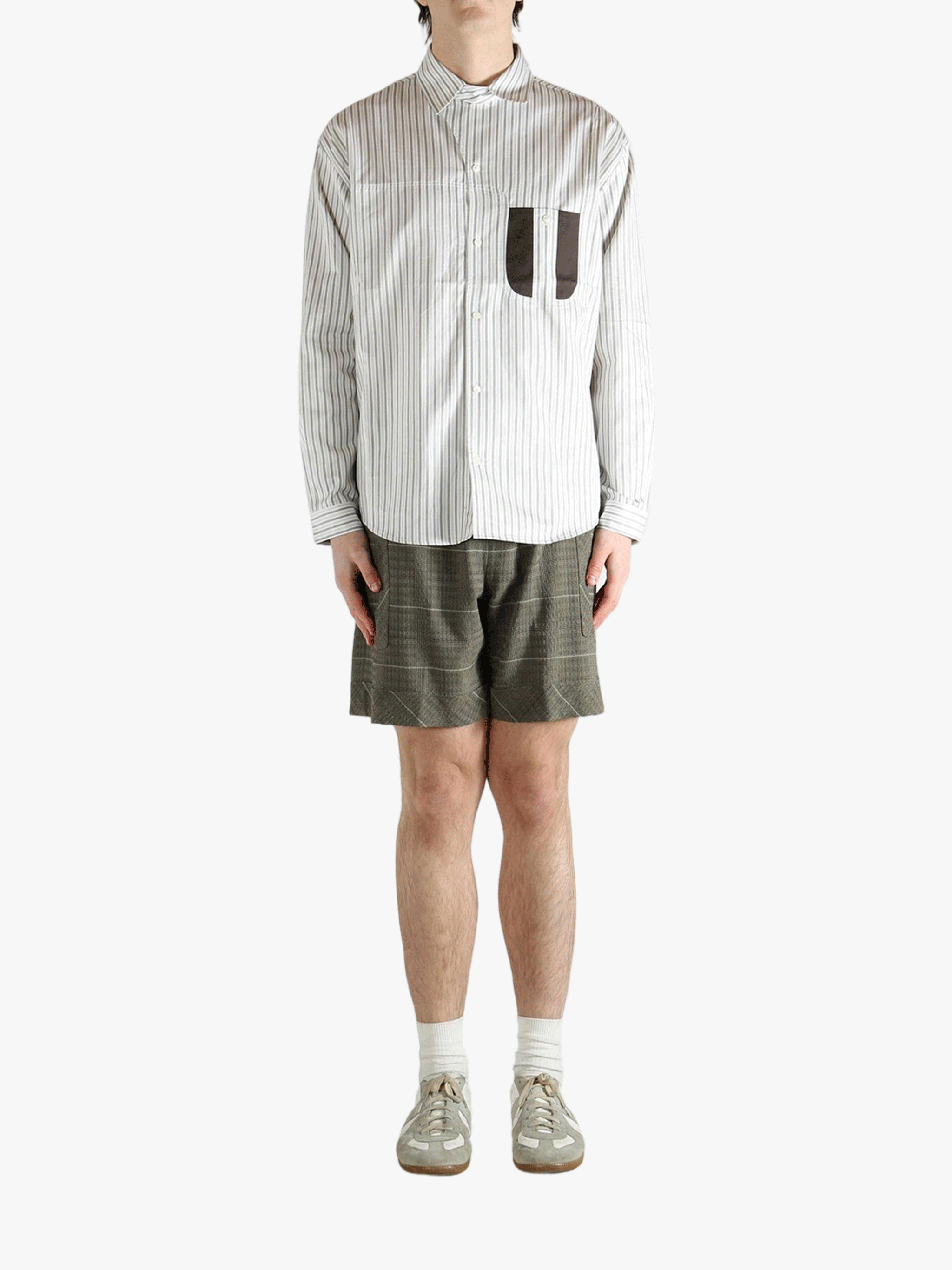 White shirt, full body view