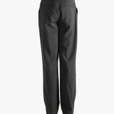 Grey pant worn by a person, showing the pant fit