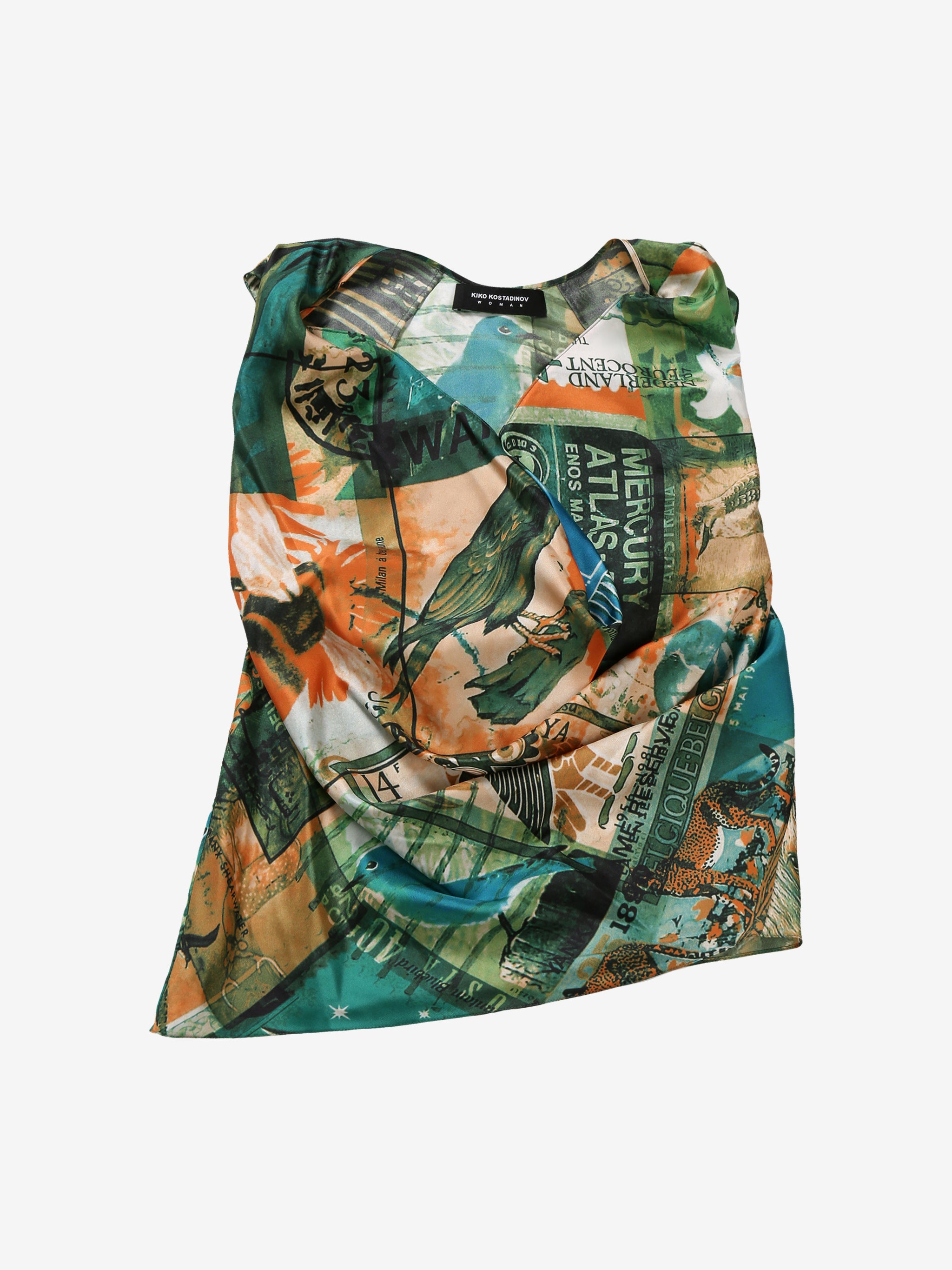 Green top, front view