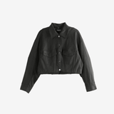Black jacket, front view