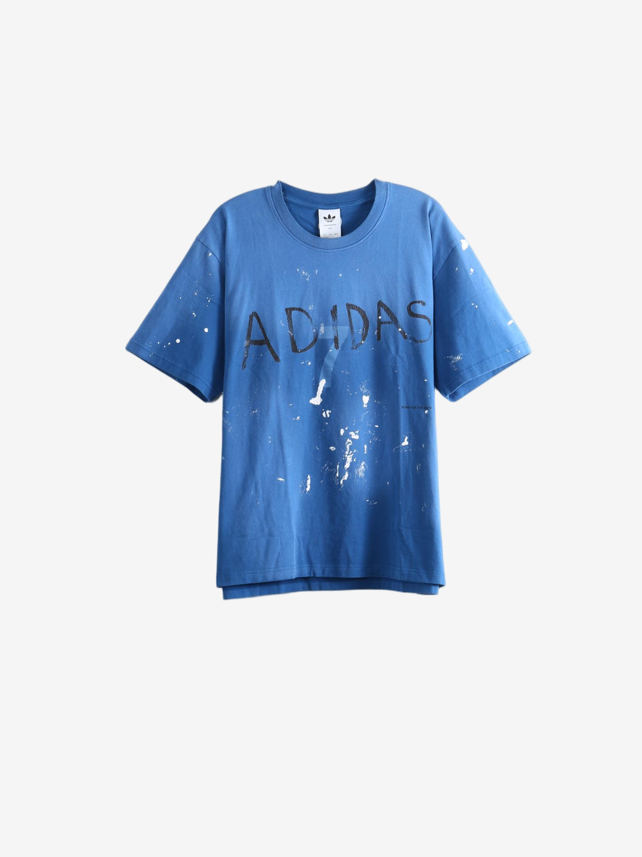 Blue t-shirt, front view