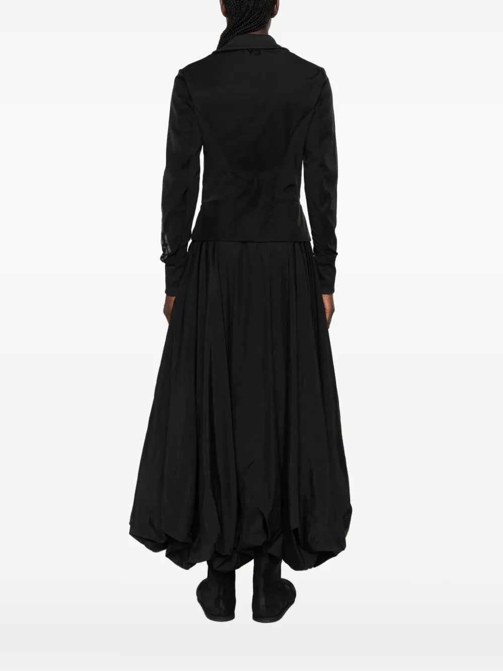 Black top, full body view