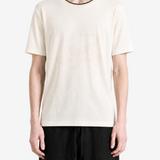 White t-shirt, full body view
