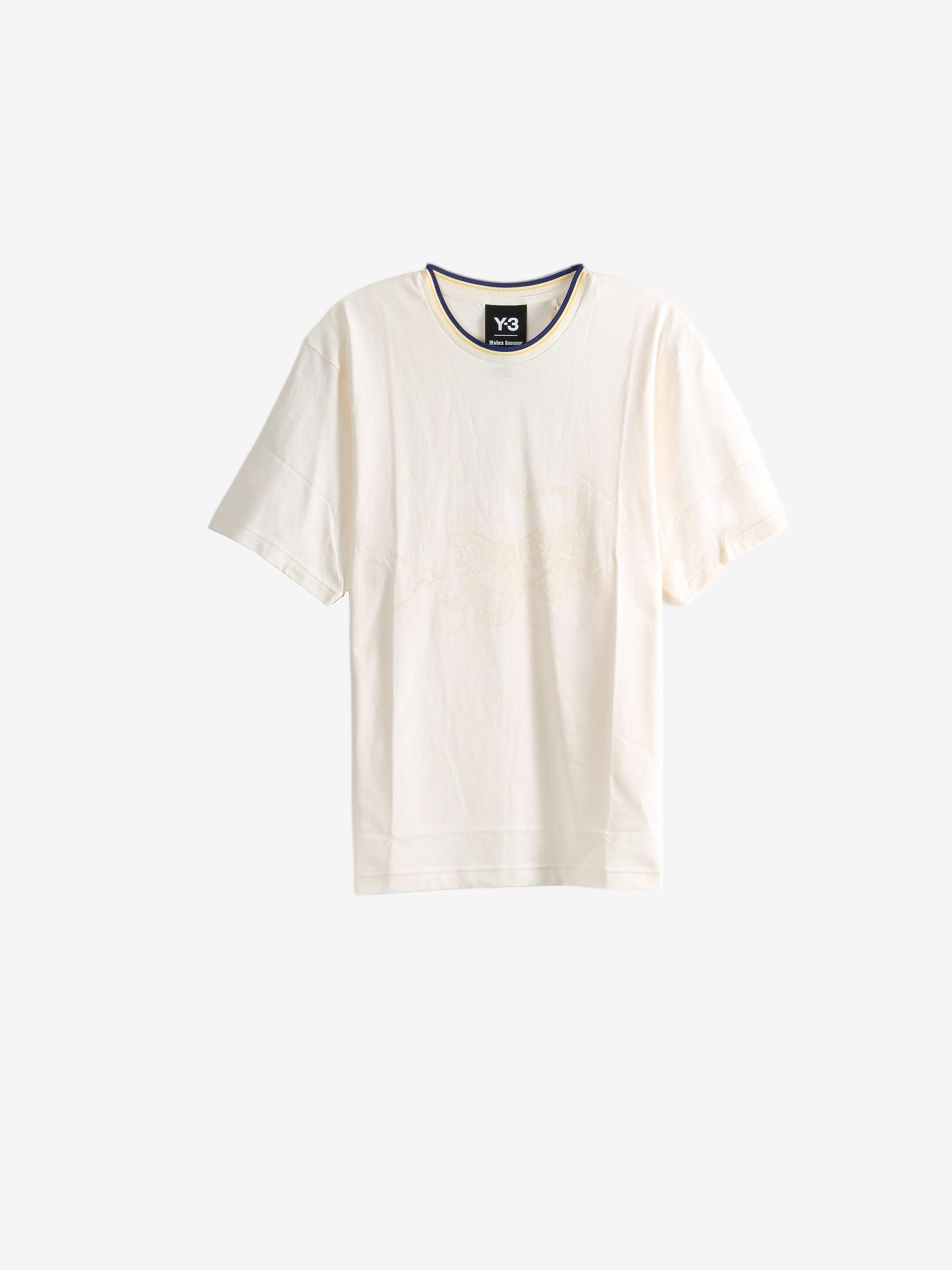 White t-shirt, front view