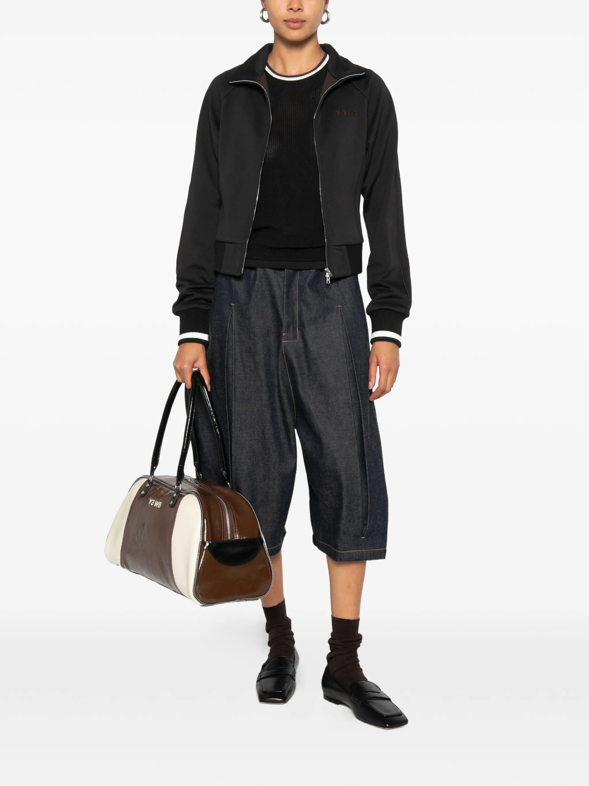 Black jacket, full body view