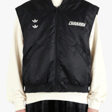 Unknown jacket worn by a person, showing the jacket fit