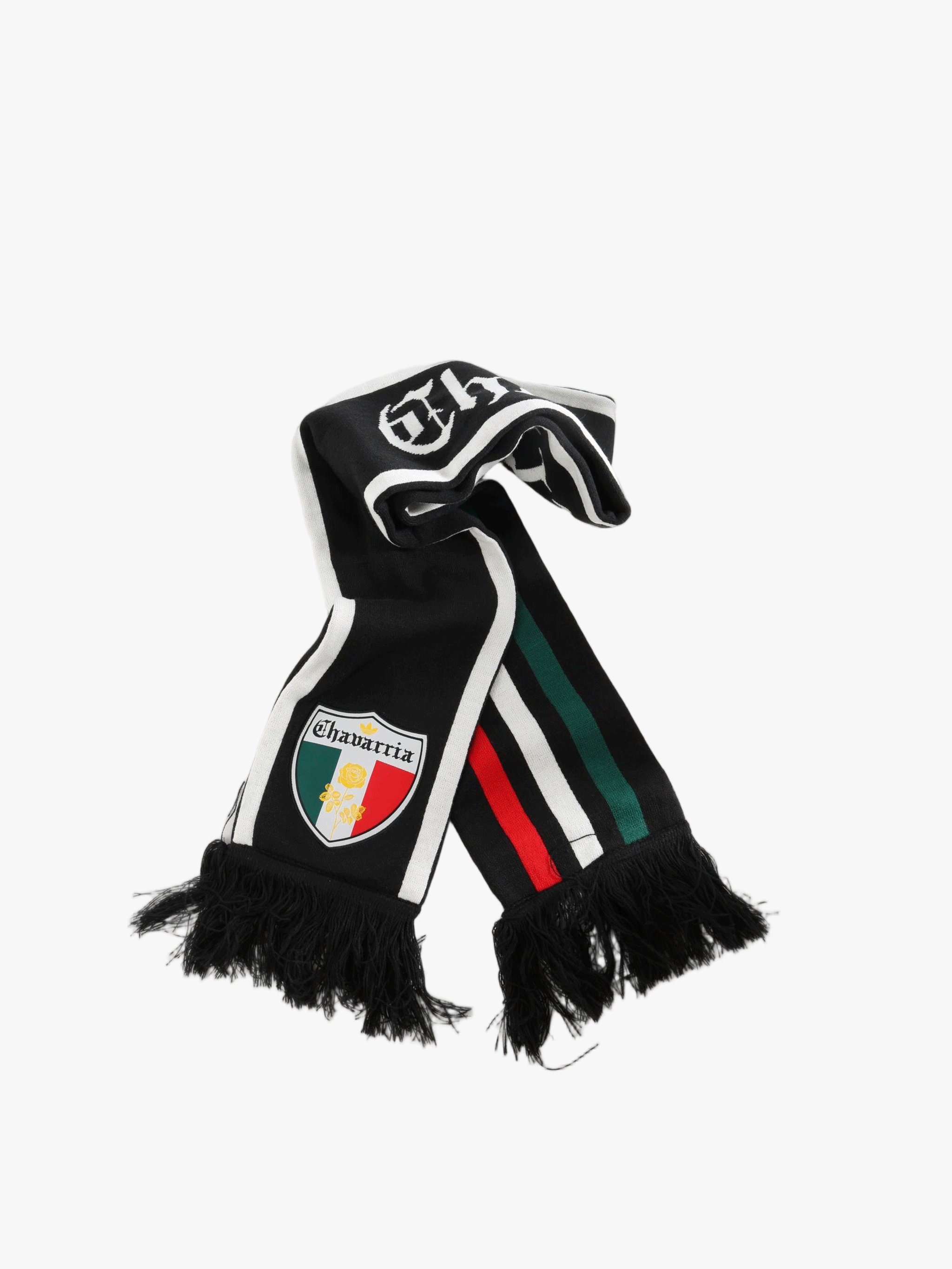 Black scarf, front view