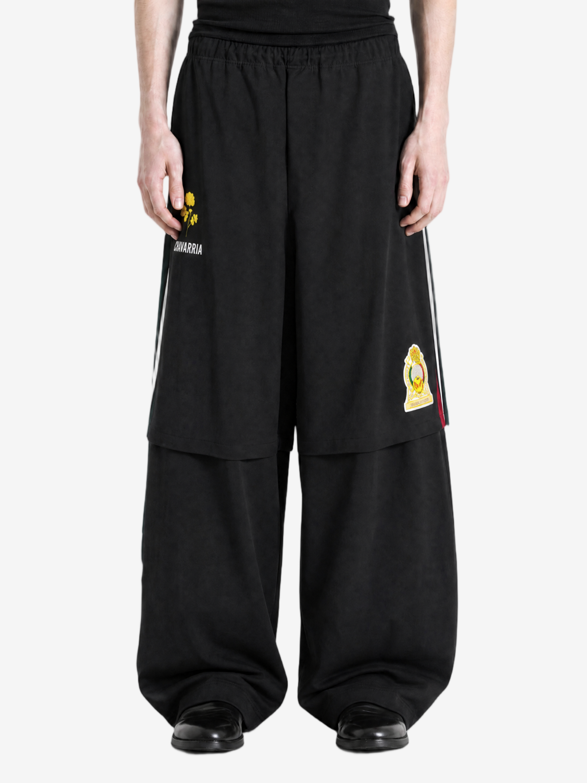 Black pants, full body view