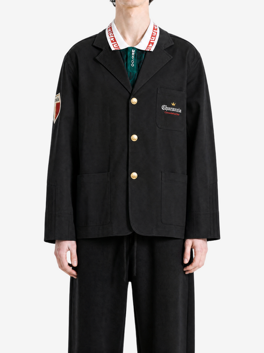 Black jacket, full body view