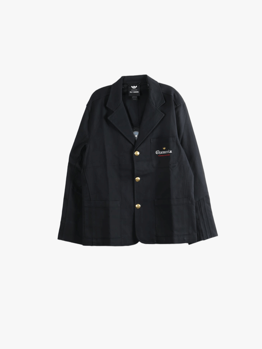 Black jacket, front view