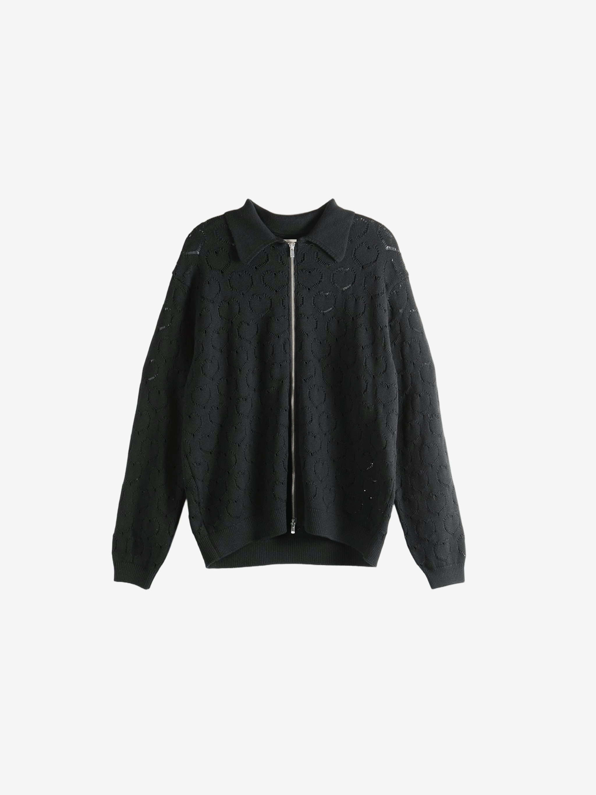 Black jacket, front view