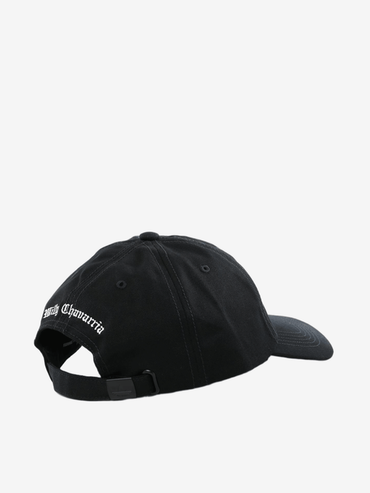 Black hat, back view