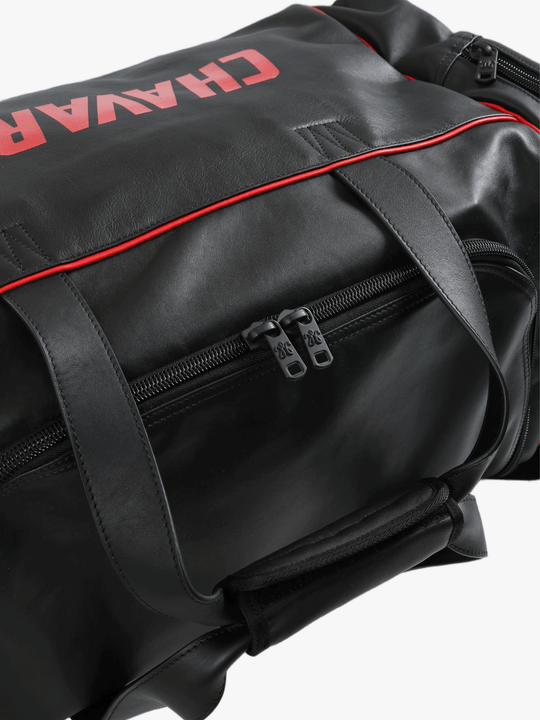 Close up of Black bag, showing detail
