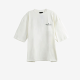 White t-shirt, front view