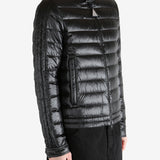 Black Jacket worn by a person, showing the Jacket fit