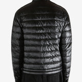 Black Jacket worn by a person, showing the Jacket fit