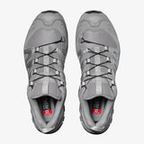 Grey sneakers, top view