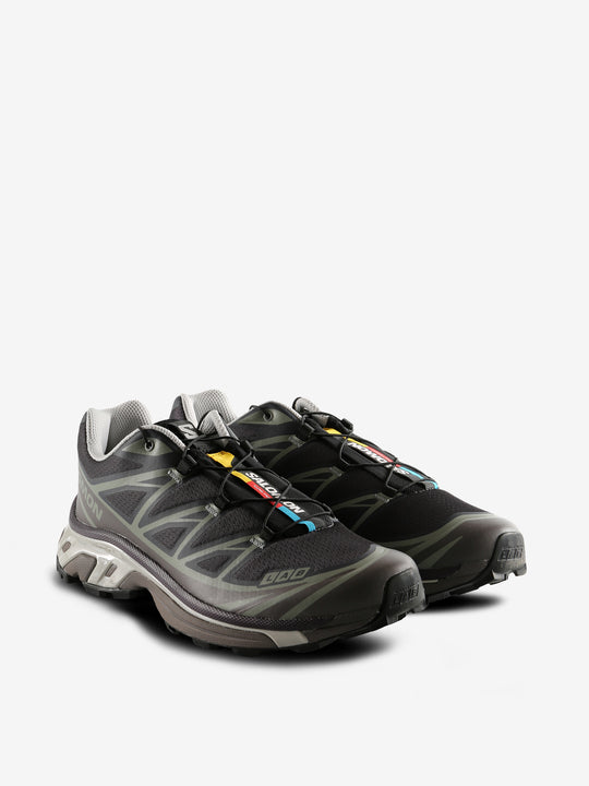 Grey sneakers, side view