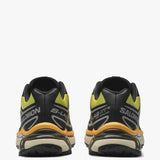 Yellow sneakers, back view