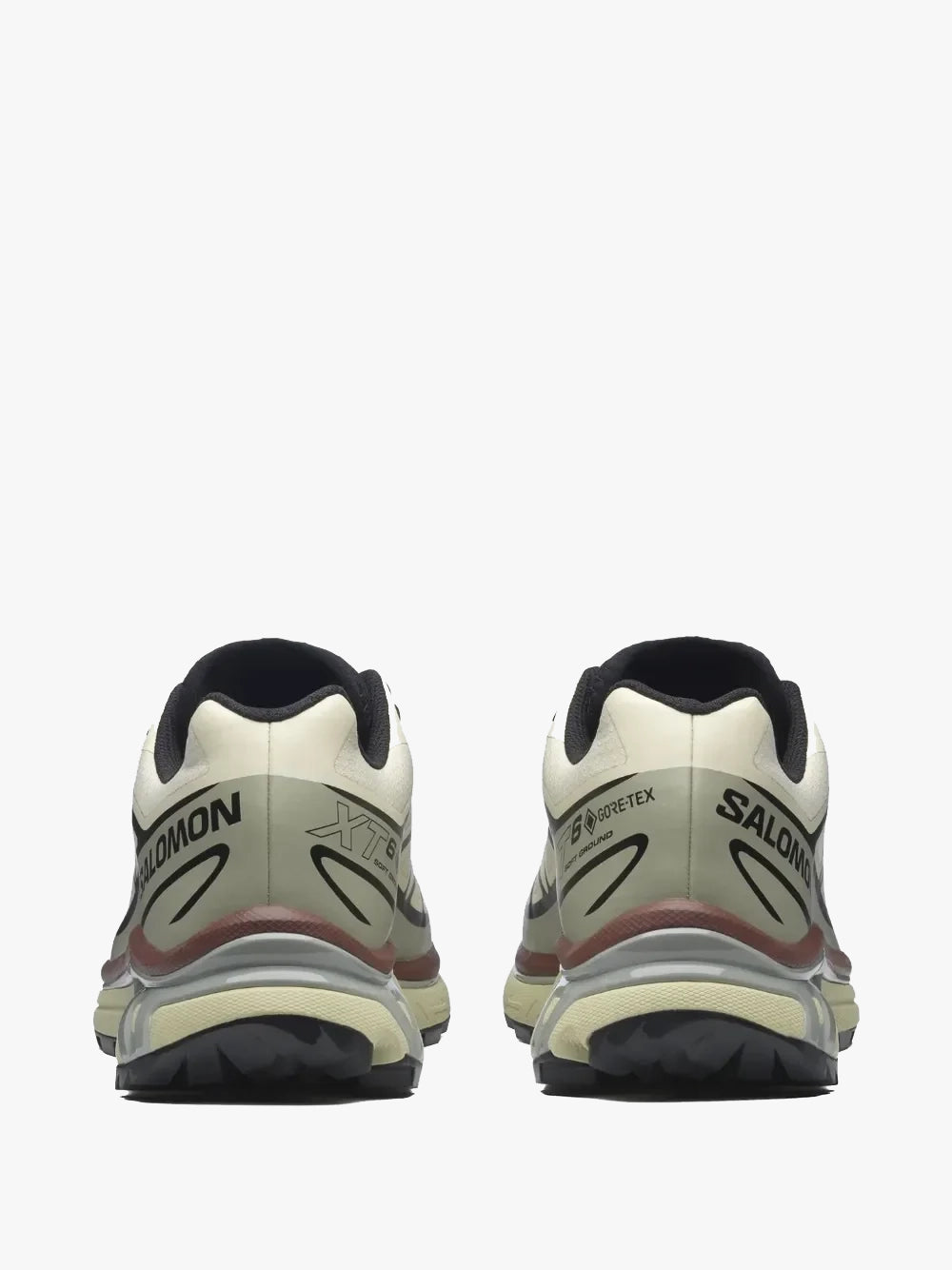 Green sneaker, back view