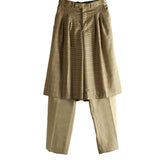 Brown pants,front view