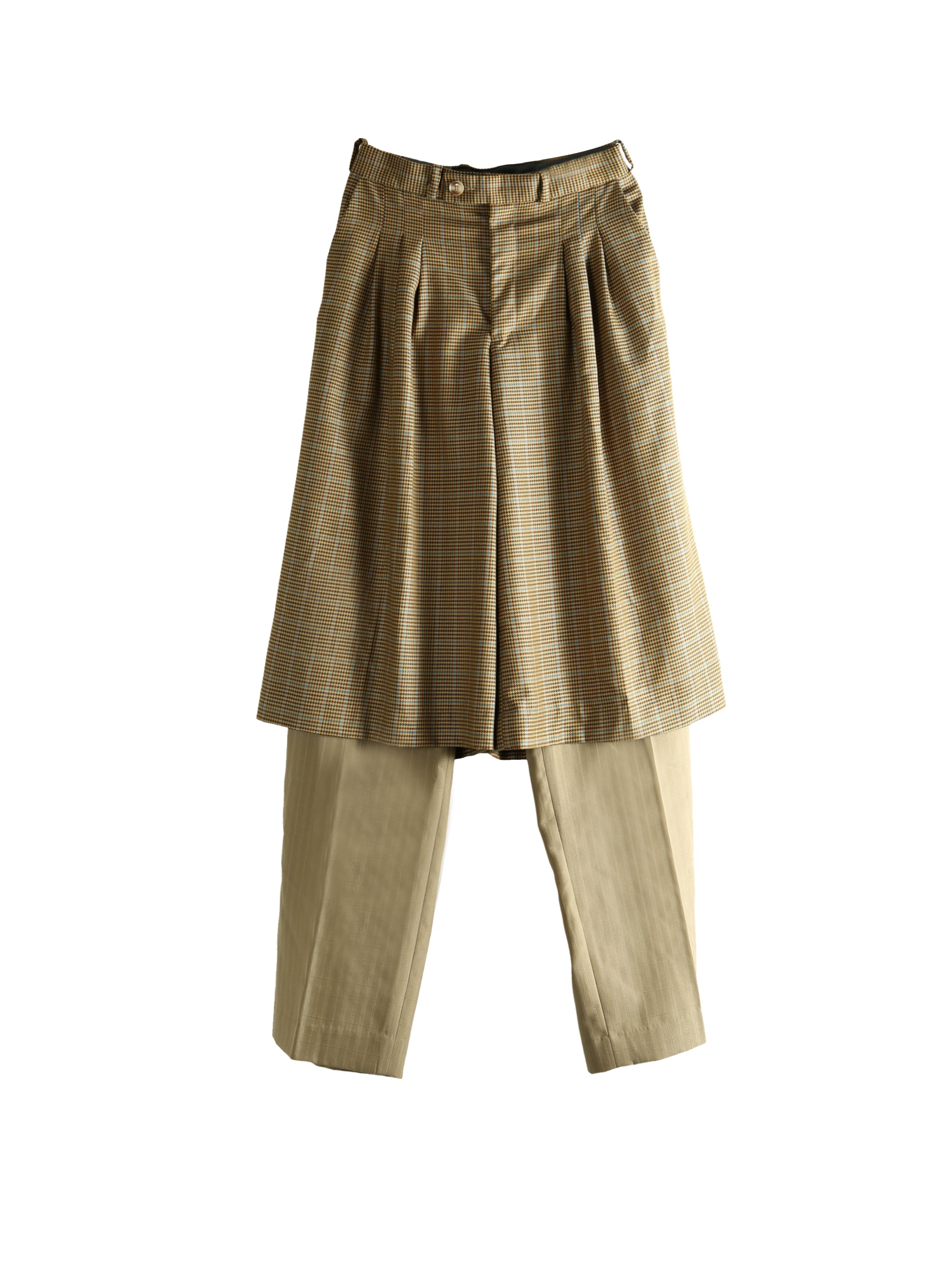 Brown pants,front view