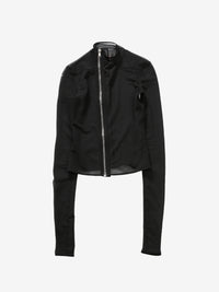 Black coat, front view