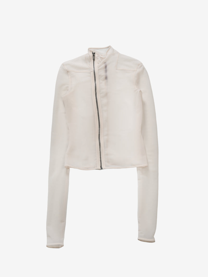 White coat, front view