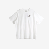White t-shirt, front view